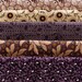 Classic Violet Cotton Fat Eighth set of 5, U2827