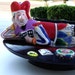 JOKER'S WILD Ceramic Serving Dish Lazy Susan, Poker Las Vegas Night Vinyl Record & CD Base Hostess Gift Door Prize "Mud Pie" Hand Painted