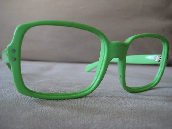 RUN DMC style eyeglasses sunglasses thick Mint green frames