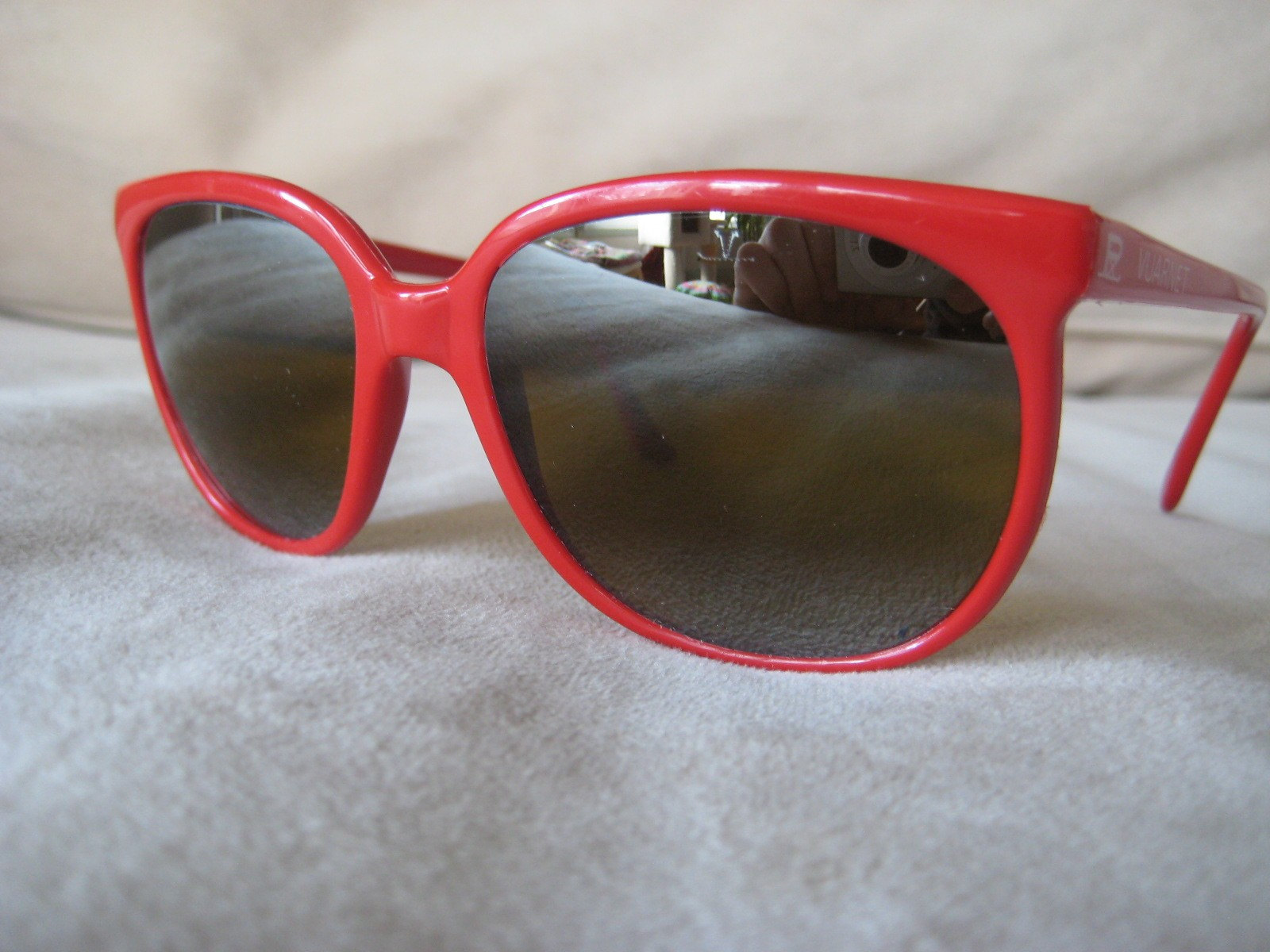 Vintage 1980s Vuarnet Pouilloux Cateye Sunglasses Red By Atrickey 