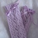 Lavender Hearts Legwarmers (Child Medium/Large)