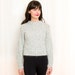 Knitted Mohair Sweater - Vintage Hand Knitted Speckled Winter Mint Green Sweater - Wool Sweater