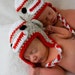 Baby Monkey Hat for Twins Newborn You Pick The Gender Twin boys