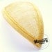Yellow Retro 1940s style Teardrop Millinery Sinamay Fascinator Base