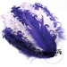 Goose Nagorie Curled Feather Pad - Lilac & Purple