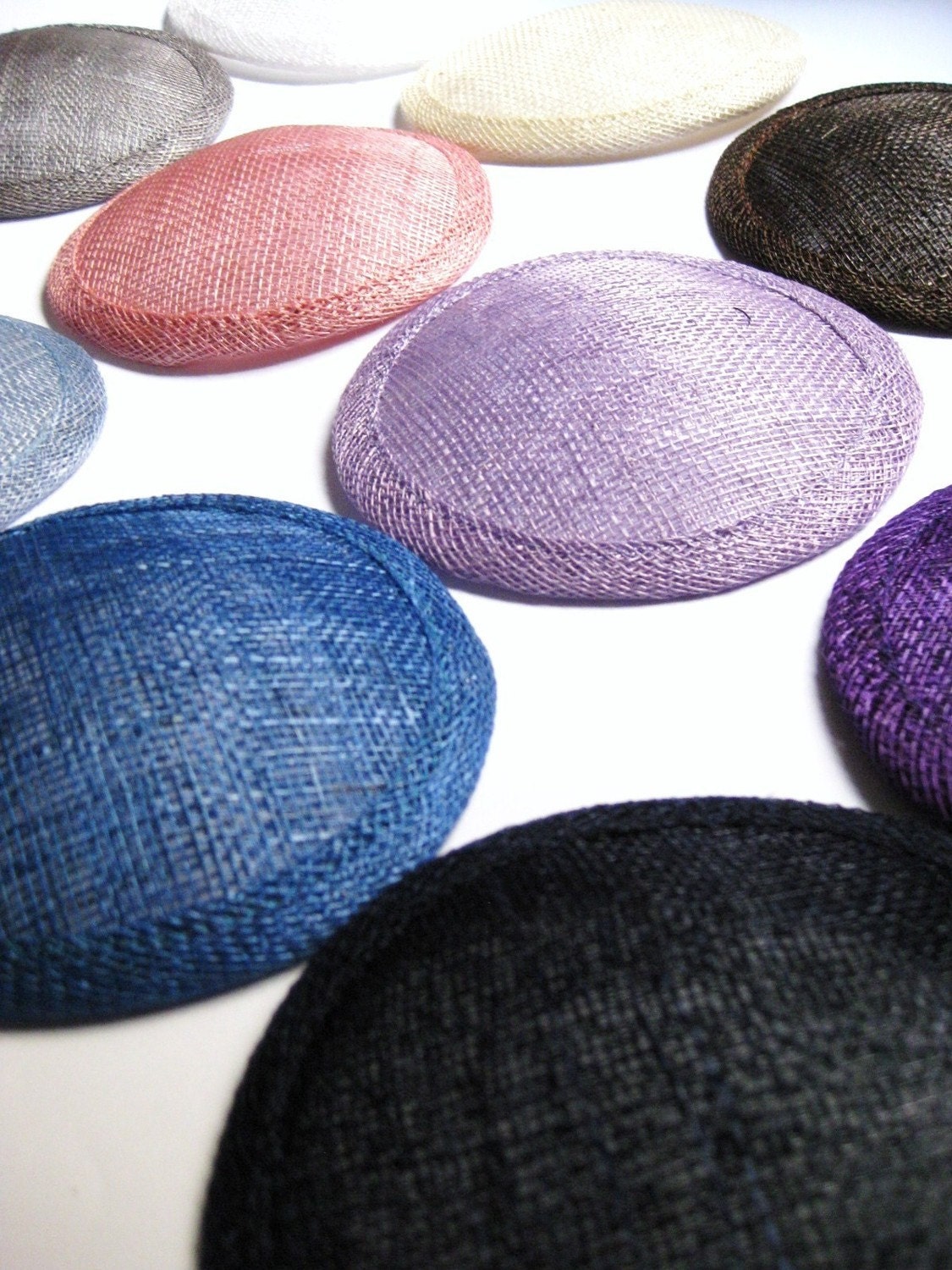 Bulk Buy Wholesale Round Sinamay Fascinator Hat Bases 10
