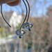 Herkimer Diamond Hook Earrings in Silver