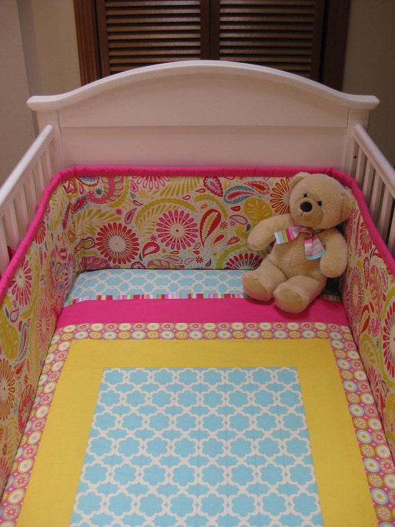 Items similar to Kumari Garden 3 Piece Crib Set on Etsy
