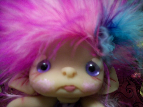 Opal Trollie Fairy Troll Elf Fae Creature Fantasy Ooak by ValerieV