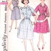 1960s 60s Shirtwaist Dress Pattern Vintage 37 bust Simplicity 4003 size 16 1/2
