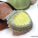 Mermaid Tears Sea Pottery - LIMONCELLO - pendant with genuine yellow Italian sea pottery from the Amalfi Coast - recycled
