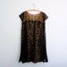 Black Lace Cocktail Dress Vintage 60s Babydoll Tent Mini Elinor Gay