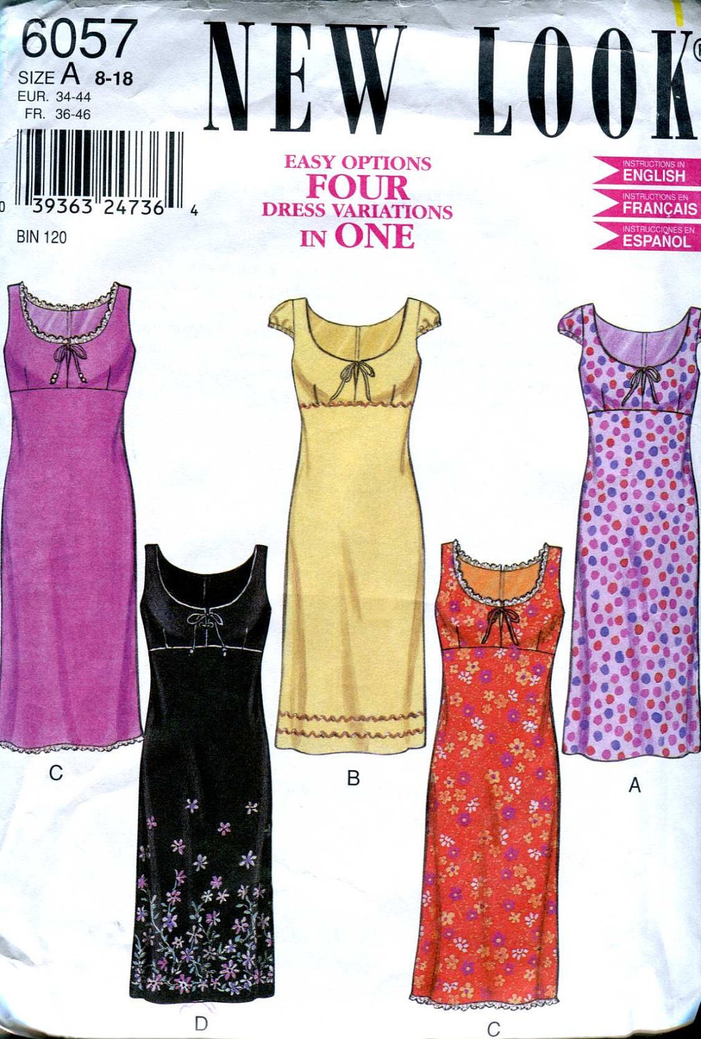 New Look 6057 Easy Summer Sheath Dress pattern by bellaloona