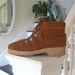 Vintage 70s suede lace up boots(sz womens 9)