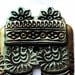 Twin Blooms, light switch cover, one of a kind, ornate, textile blocks, unique