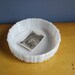 Milkglass Dish - Large Vintage Milkglass Bowl or Dog Dish