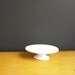 Owl Pedestal - Milkglass Soap Dish - Vintage Owl Milk Glass Dish