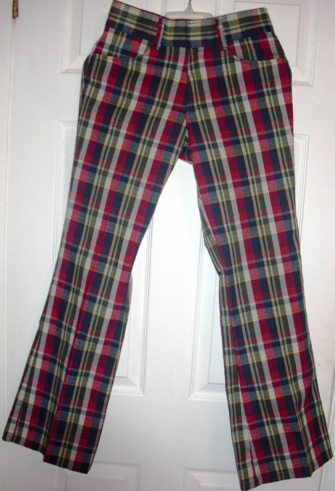 70s Men's Plaid Pants by Sears Put on Shop by gottagovintage1