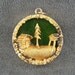 Gold Nugget Jade Pendant Charm Alaska Poke Box Vintage