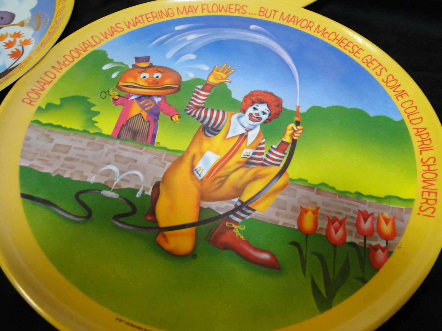 Ronald McDonald Plates All Four Seasons of vintage