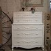 RESERVESHERRIPainted Cottage Romantic French Dresser CH263