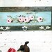 Painted Cottage Chic Shabby Hand Made Rose Painting VF276