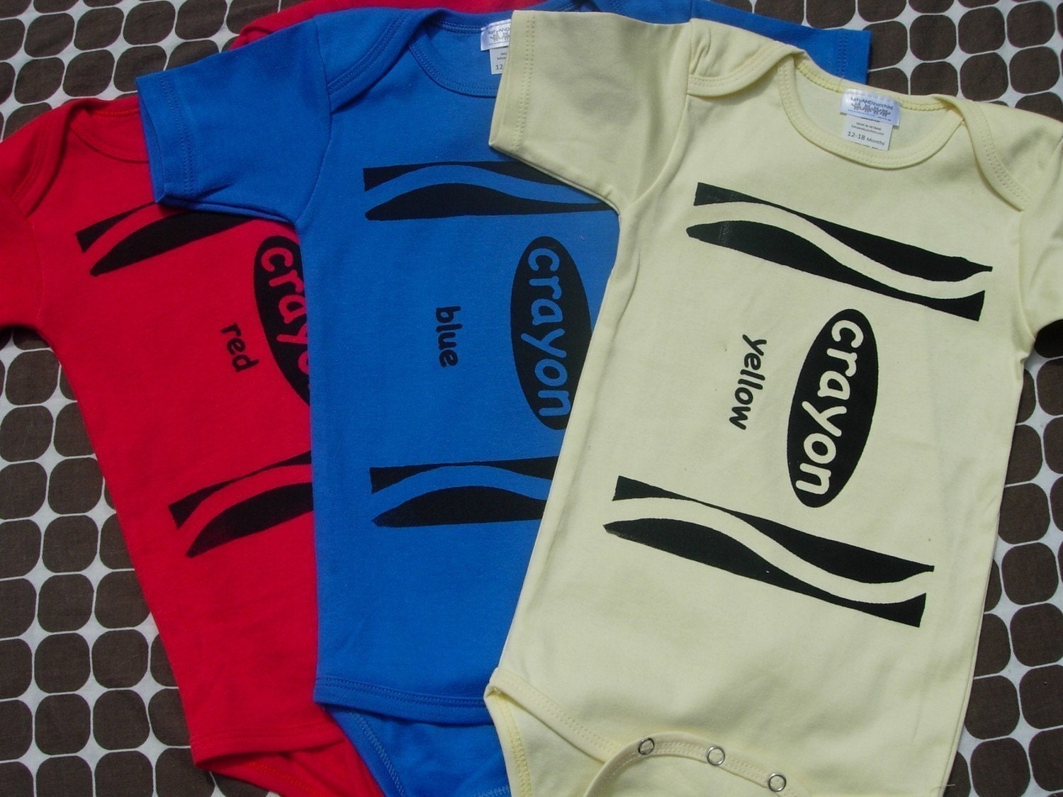 Funny baby onesie. Crayon screen printed onesie. Perfect