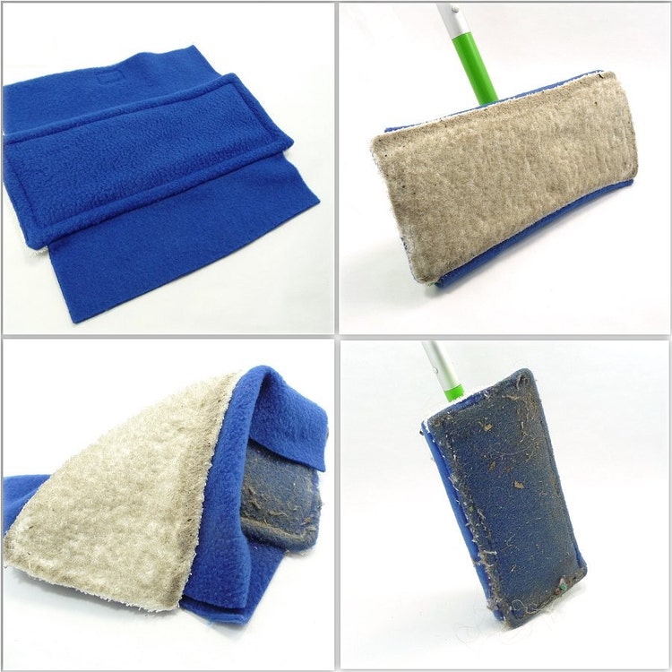 2 EXTRA LARGE Pads fits 17 Swiffer Big XL Max by EcoGreenPads