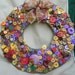 Multi-Color Fall Autumn Button Wreath