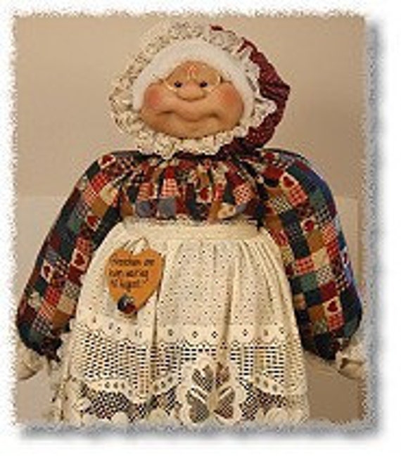 Vacuum Cleaner Cover Soft Sculptured Grandma by butterflyam