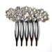 BRIDAL - Wedding Hair Comb, Accessories, White, Rhinestones, Crystal, Swarovski, Czech crystal - Style 30