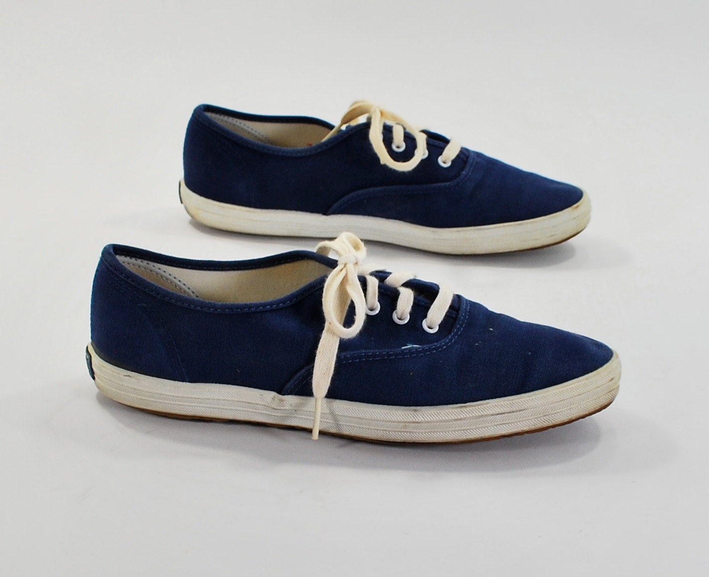 Perfect and Ancient soft washed blue Keds .navy by ReanimatedRags