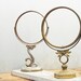 2 salvaged vanity mirror frames