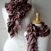 Mommy and Me - Duo of ruffle scarves - Dusky Pink.