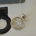 Vintage Dictionary Word Necklace Pendant Sister