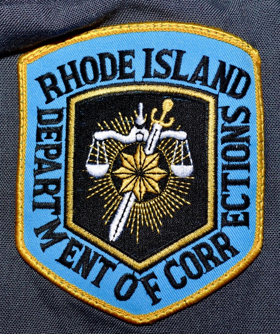 RHODE ISLAND Department of Corrections PRISOn Guard Button