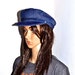 GREEK FISHERMANS CAP 1980s Vintage Made in Greece One size Fits Most Marked 7 1/4 For Men or Women yachting yacht sailing captain