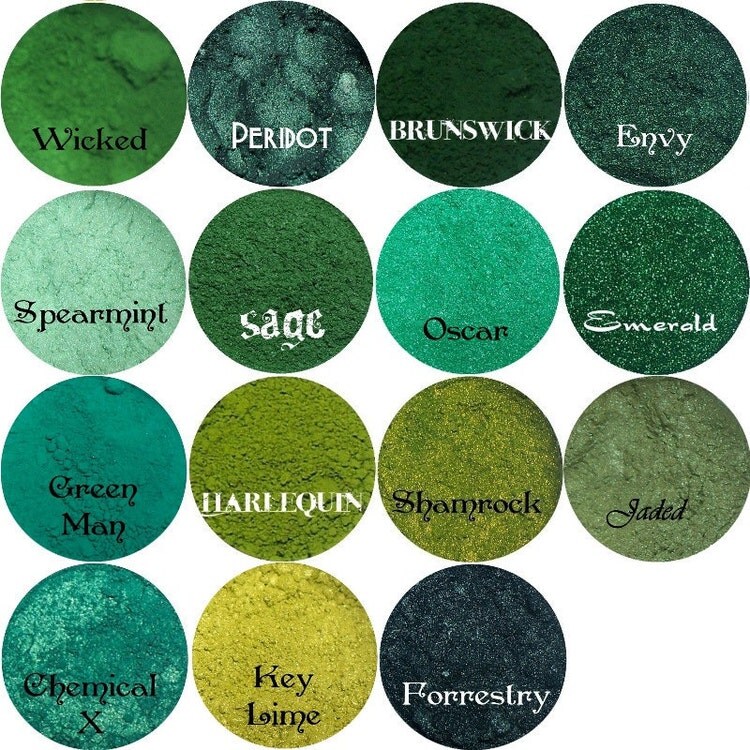 SAGE Green Eyeshadow by SpectrumCosmetic on Etsy