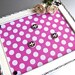 RESERVED for MiniGoddess-Polka Dot Memo Board, French Inspired, Cottage Chic, Fabric Memo Board, Pink Decor, Office Decor, Organize
