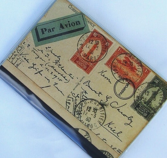 Vintage Postcard PASSPORT COVER