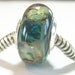 OOAK Black Handmade Lampwork Bead - SRA - Fits Troll/Pandora etc