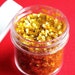 Itty Bitty Gold Star Edible Glitter Sprinkles for Cupcakes, Cake Pop Decorating (4.5g)
