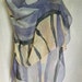 Dramatic Flare in hand painted silk chiffon