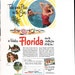 Vintage 1952 Florida travel booklet advertisement