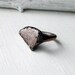 Ring Druzy Copper Geode Agate Gem Stone Frost Sugared Pink Grey Crystal Ice Patina Artisan