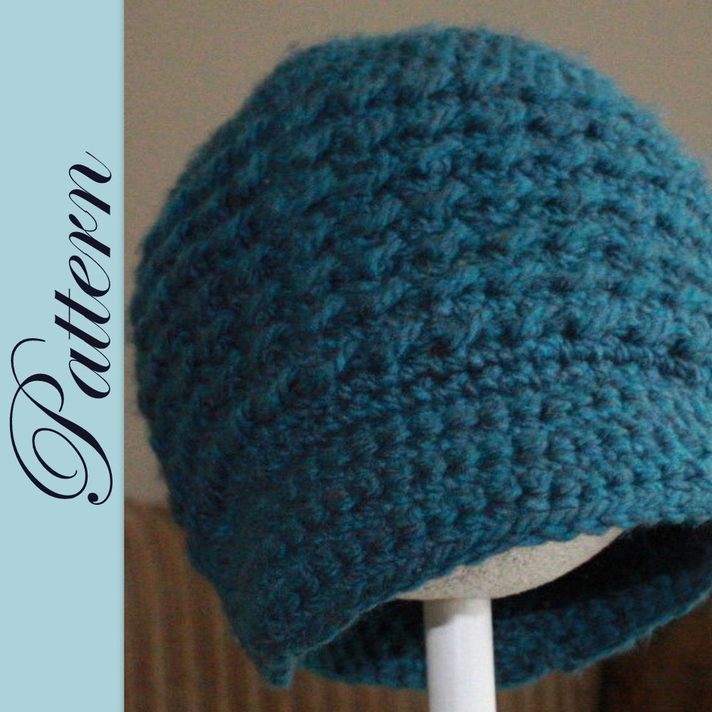 PATTERN BEGINNER CROCHET NEWSBOY CAP SIZES 12 MONTHS TO