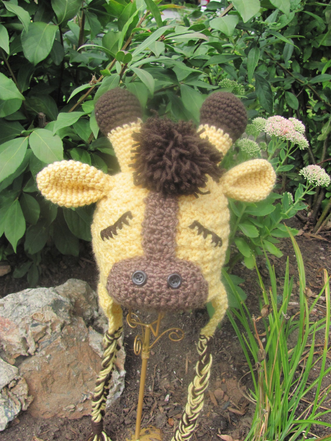 CROCHET PATTERN Sweet Slumber Giraffe Hat Sizes Newborn to 10