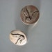 Vintage Sterling silver clip on EARRINGS. floral