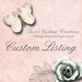Custom listing for Kimberly Murphy
