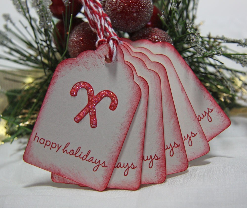 Candy Cane Holiday/Christmas Gift Tags